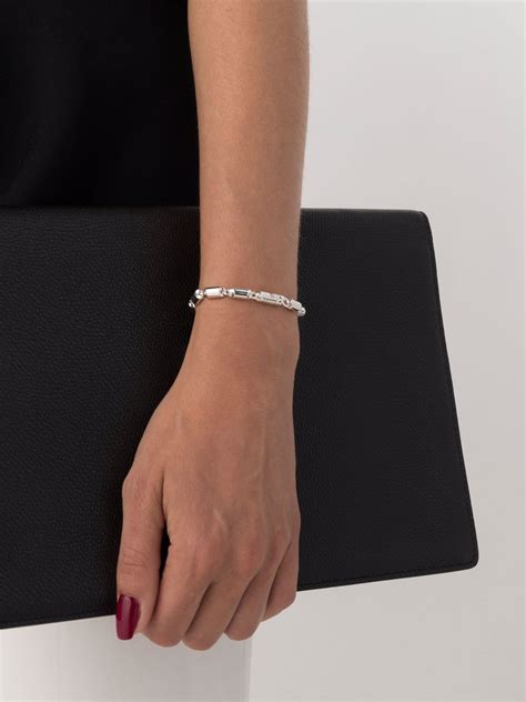 Le Gramme Polished Capsule Bracelet Silver Farfetch