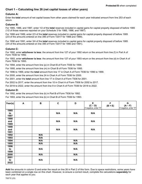 Form T657 Download Fillable Pdf Or Fill Online Calculation Of Capital