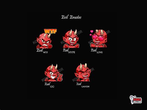 Evil Twitch Emotes