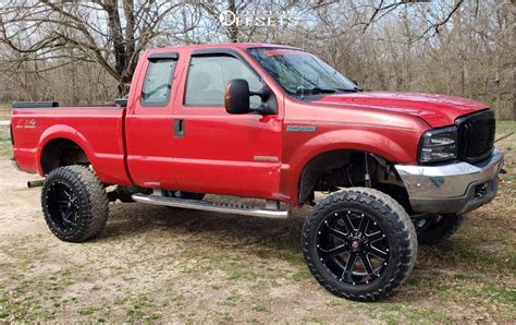 2004 Ford F 350 Super Duty With 22x12 44 Ballistic Rage And 37 13 5R22