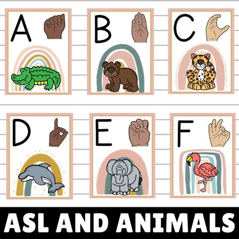 ASL Classroom Posters preschool | Kindergarten classroom decor ...