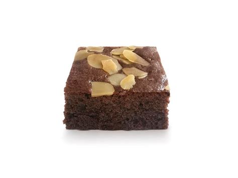 Premium Photo Chocolate Brownie Isolated On White Background