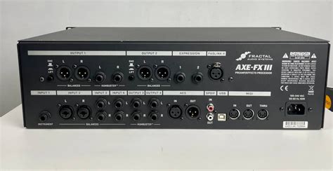 Fractal Axe Fx Iii Mkii Preamp Fx Processor