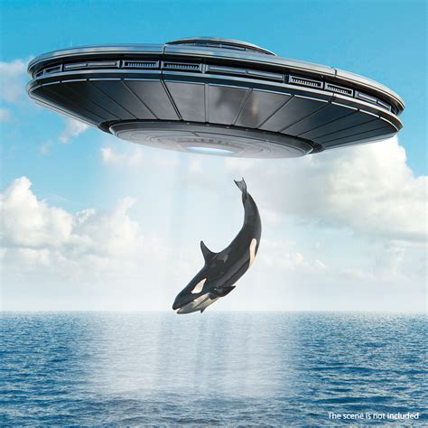 D Model Ufo Classic Flying Saucer Turbosquid