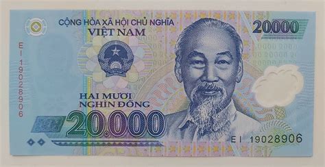 Viet Nam Banknote 20000 Vnd Hai Muoi Nghin Dong Polymer Ebay