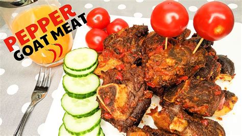 How To Prepare Pepper Goat Meat I Asun Recipe I Spicy Goat Meat Youtube