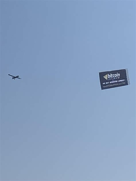 Bitcoin Advertisement Venice Beach California. One day at a time slowly