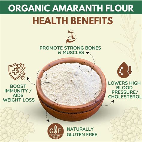 Certified Organic Amaranth Flour Rajgira Flour Freshly Milled