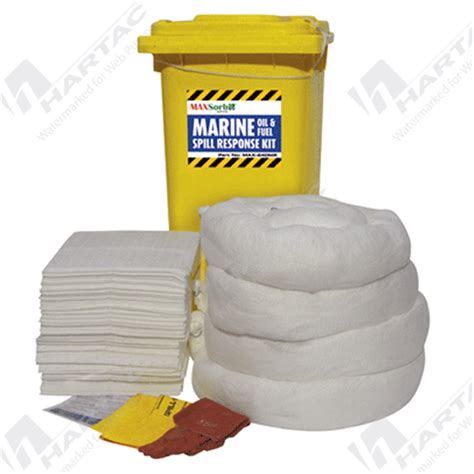 Marine Spill Kits Marine Spill Kit In 240l Wheelie Bin Company Name