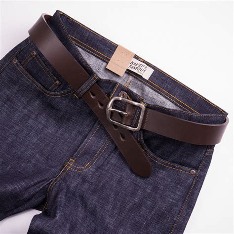 Naked And Famous Thickbelt Brown