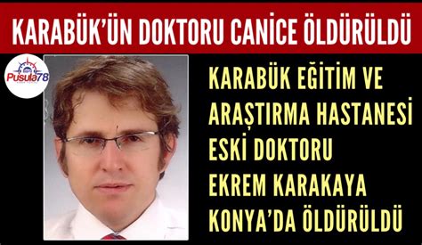 DOKTOR EKREM KARAKAYA GÖREVİ BAŞINDA ÖLDÜRÜLDÜ Pusula 78