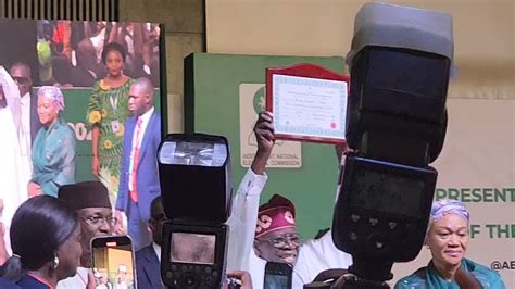 Yabaleftonline On Twitter The Moment Inec Presented Certificates Of