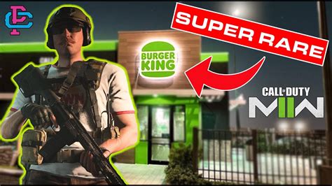 The Rarest Skin In Mw2 Call Of Duty X Burger King Collab Burger