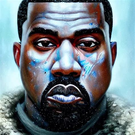 Intricate Five Star Frost Zombie Kanye West Facial Stable Diffusion