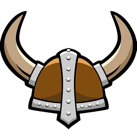 Viking Helmet Cartoon Vector Illustration Vector Art At Vecteezy