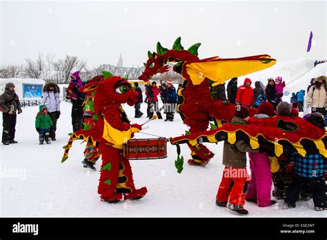 Winterlude Festival. Snowflake Kingdom Jacques Cartier Park Gatineau ...