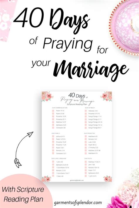 40 Powerful Scriptures To Pray For Your Marriage With Free Printables Scripture Reading