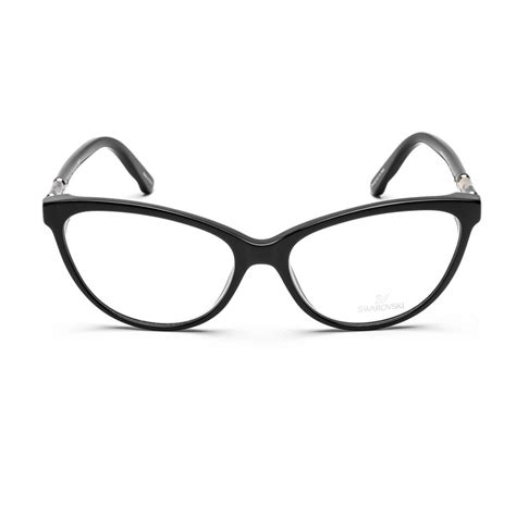 Swarovski Ladies Black Cat Eye Eyeglass Frames Sk515900154