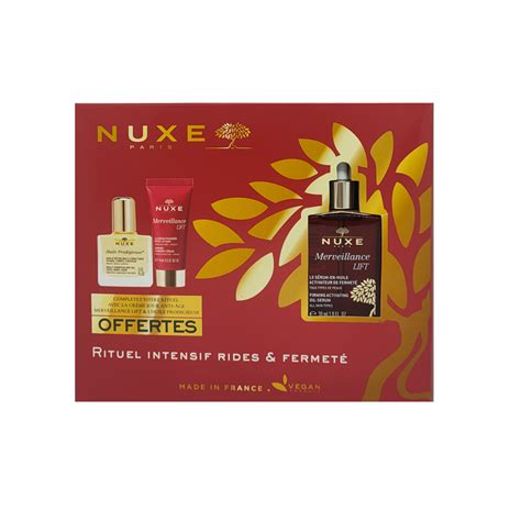 Nuxe Coffret Rituel Intensif Rides Et Fermete Merveillance Lift Serum