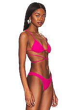 Vitamin A Sol Strappy Wrap Bikini Top In Zinnia Revolve