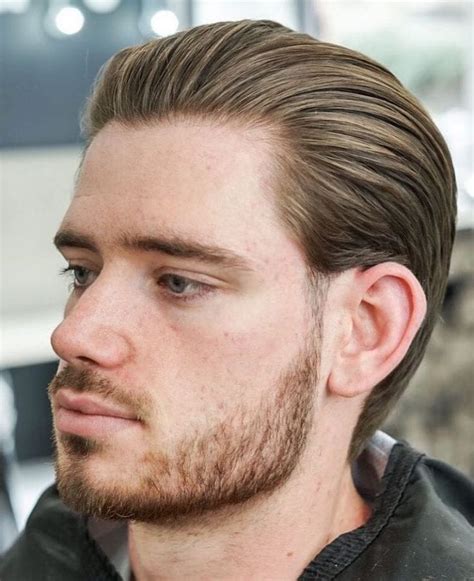 Mens Slicked Back Hairstyles Popular Mens Hairstyles Slick Hairstyles Professional Hairstyles