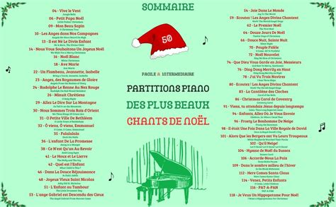 Amazon fr PARTITIONS PIANO DES PLUS BEAUX CHANTS DE NOEL Facile à