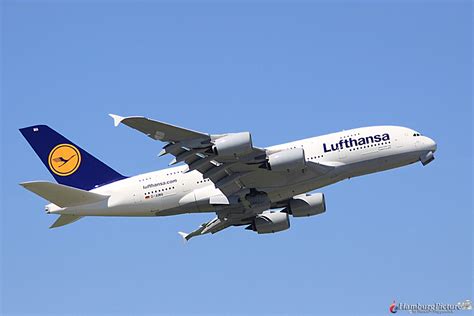 Lufthansa D Aima Airbus A380 800 Frankfurt Am Main Start Vom Hamburg