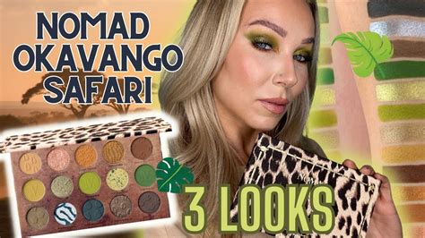 NOMAD OKAVANGO SAFARI PALETTE 3 LOOKS SURPRISE YouTube