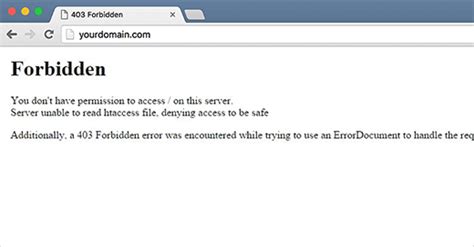 How To Resolve 403 Forbidden Errors On Your Website