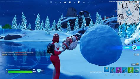 How To Hide In A Giant Snowball In Fortnite Winterfest 2022 Videogamer