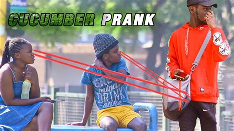 Cucumber Prank In Public Cucumber Prank On Human Youtube