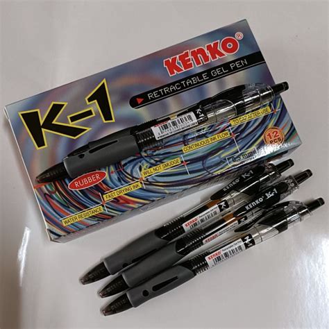 Jual Pulpen Gel Kenko Pulpen Gel Cetek Kenko K Hitam Shopee Indonesia