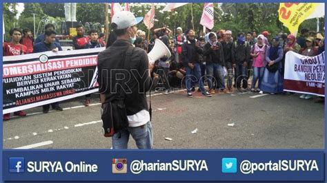 BREAKING NEWS Ini Sembilan Tuntutan Aliansi Mahasiswa Surabaya Pada