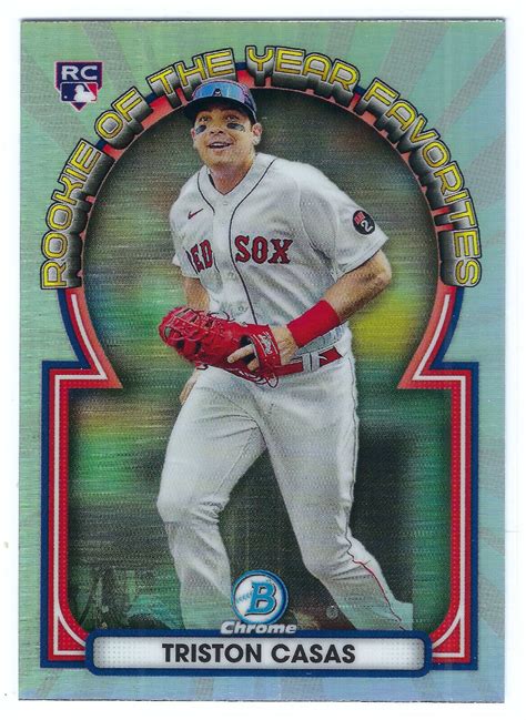 2023 Bowman Royf 14 Triston Casas Boston Red Sox Rookie Card Insert Ebay