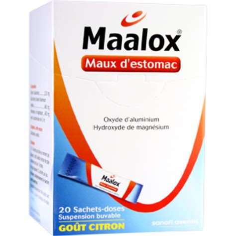 Maalox Maux D Estomac Suspension Buvable En Sachet Dose Bo Te