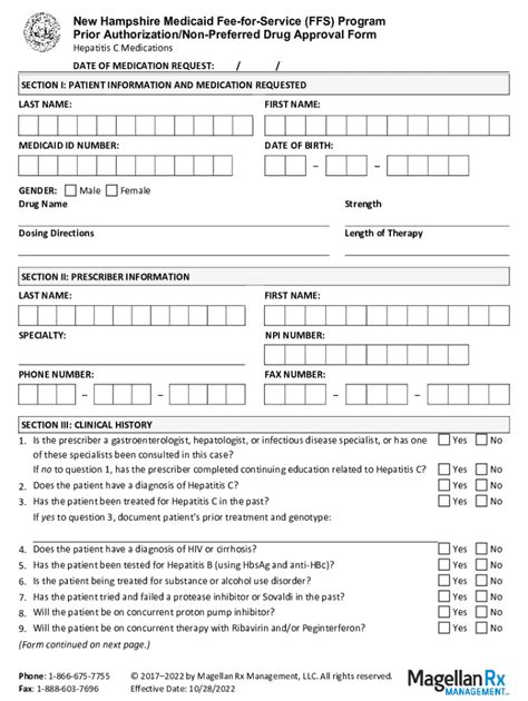 Fillable Online Fee For Service Ffs Prior Authorization Request Form