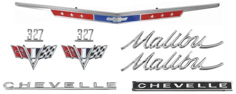 Emblem Kit 1967 Chevelle Malibu 327 OPGI