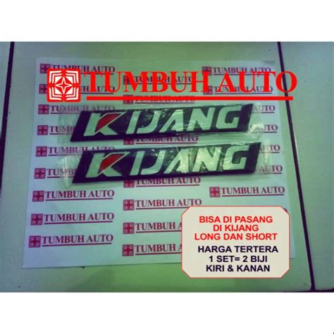 Jual Emblem Tulisan Kijang Body Samping Untuk Kijang Super Lama STD