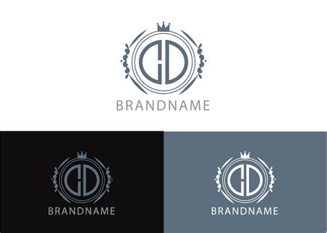 Premium Vector Modern Monogram Initial Letter Cd Logo Design Template