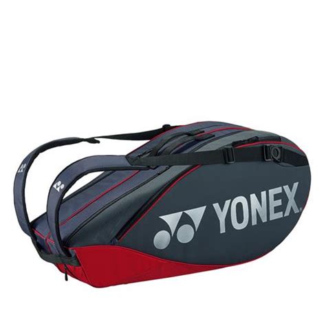 Yonex Pro Racquet Bag 6 Piece Scarlet Red Strung Out