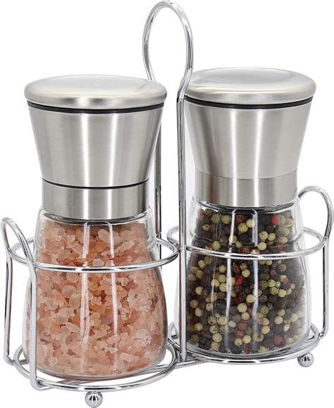 Amazon Professional Salt And Pepper Grinder Set Premium