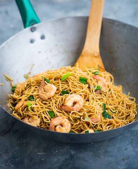 Asian Shrimp Garlic Noodles The Flavours Of Kitchen