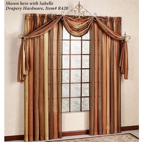 Ombre Semi Sheer Scarf Valance And Window Treatments