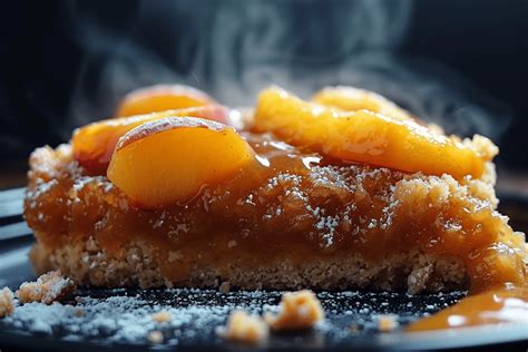 Slow Cooker Peach Dump Cake Savory Discovery