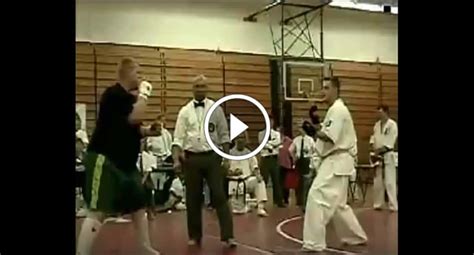 Kyokushin Karate Vs Enormous Street Fighter Ends In 30 Seconds Mma