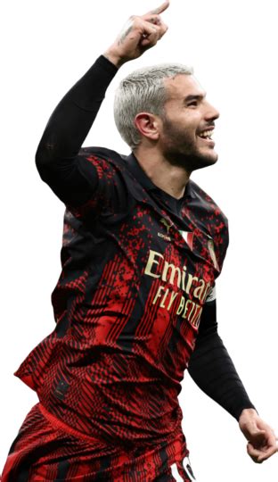 Theo Hernandez Milan Football Render Footyrenders