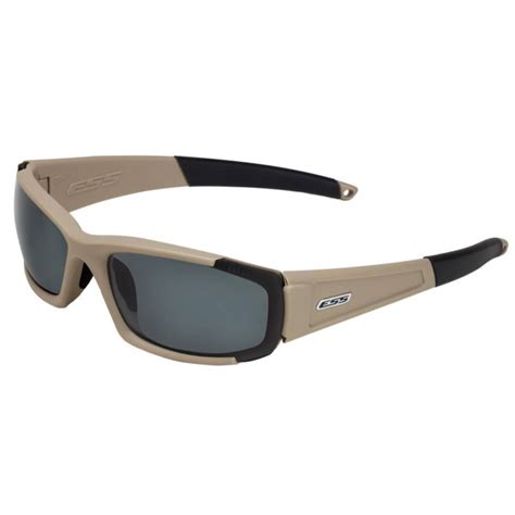 Ess Cdi High Impact Sunglasses Terrain Tan Frame Grey Lens