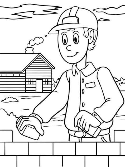 Construction Worker Coloring Pages Free Printable Coloring Pages For Kids