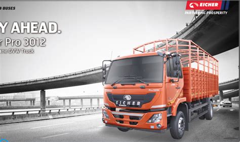 Eicher Pro Tone Gvw Truck Emission Compliances Bs Engine