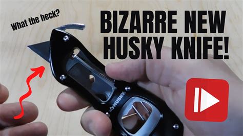 Bizarre New Utility Knife Husky Retractable Utility Knife 2 Blades